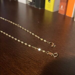 Solid 10K Leah Alexandra ‘Shimmer’ 19inch Necklace